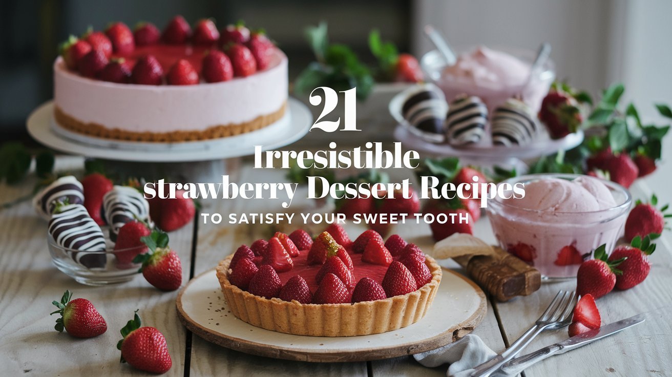 21 Irresistible Strawberry Dessert Recipes to Satisfy Your Sweet Tooth