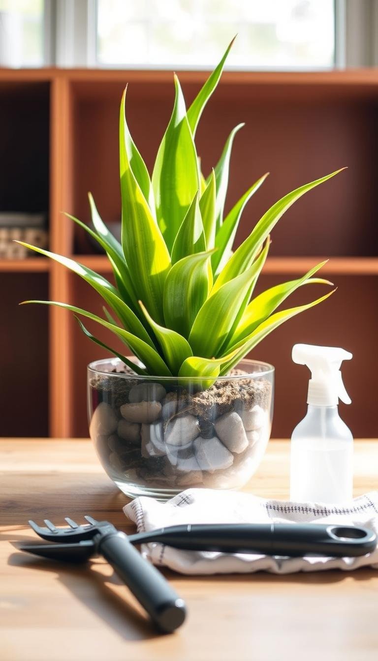 snake plant maintenance