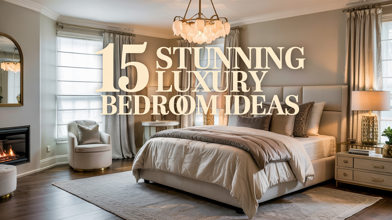 15 Stunning Luxury Bedroom Ideas for a Chic Retreat