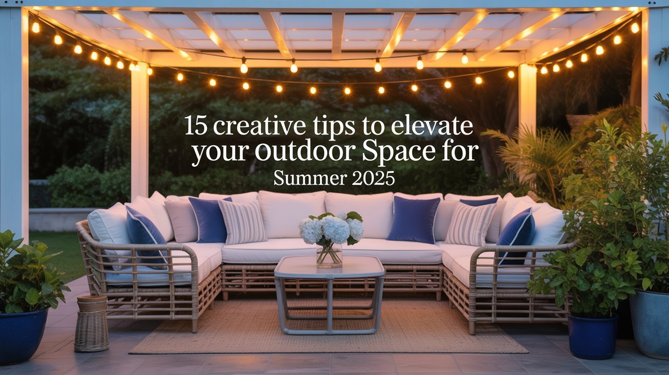 15 Creative Tips to Elevate Your Outdoor Space for Summer 2025