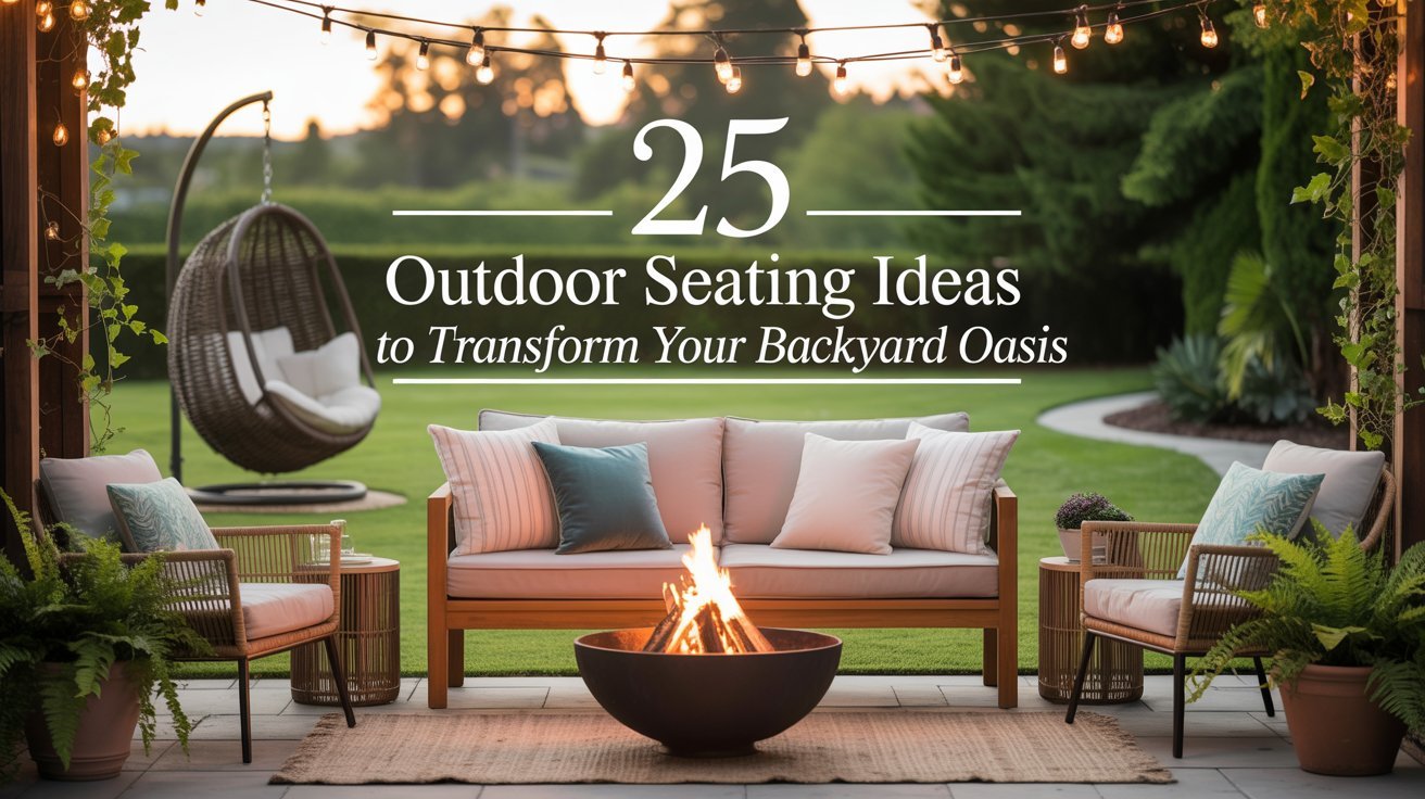 25 Outdoor Seating Ideas to Elevate Your Backyard in Summer 2025