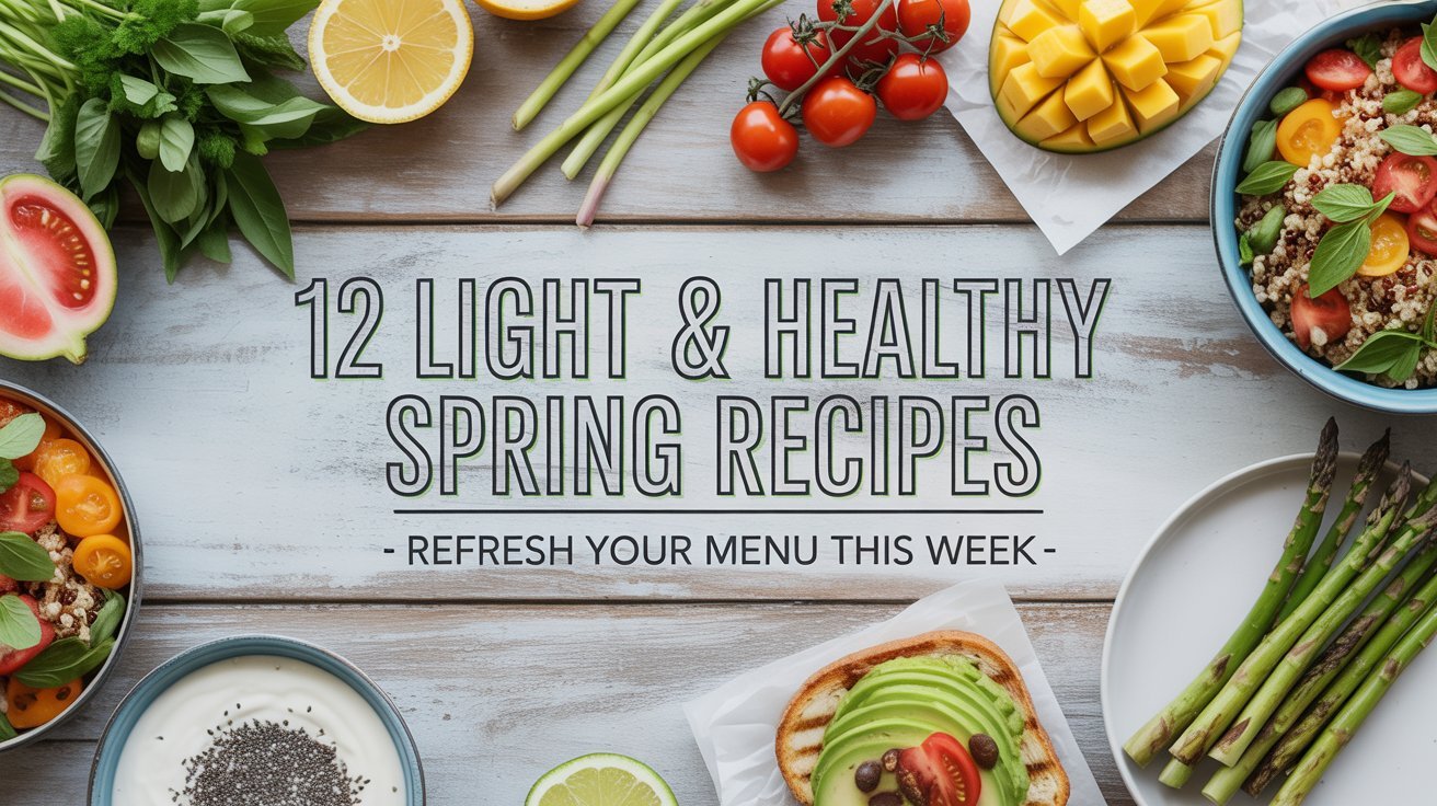12 Light and Healthy Spring Recipes to Refresh Your Menu This Week