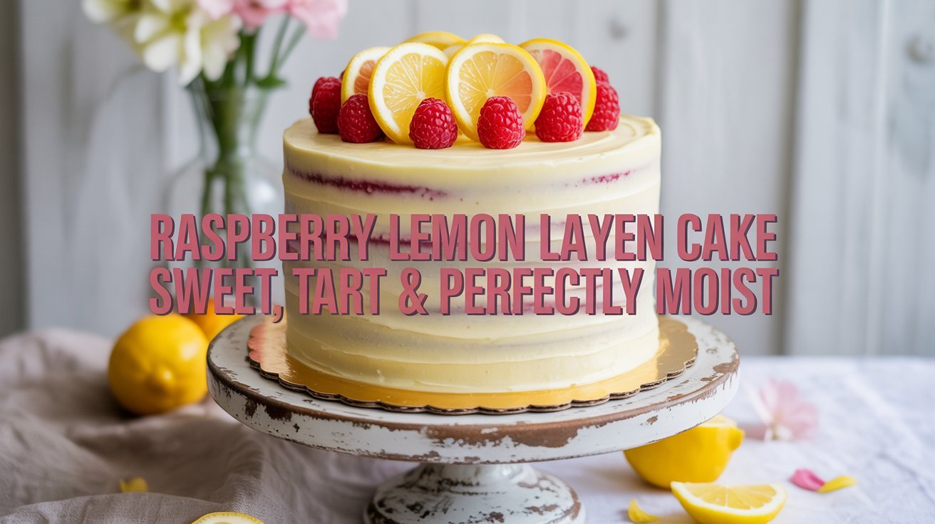 Raspberry Lemon Layer Cake Recipe