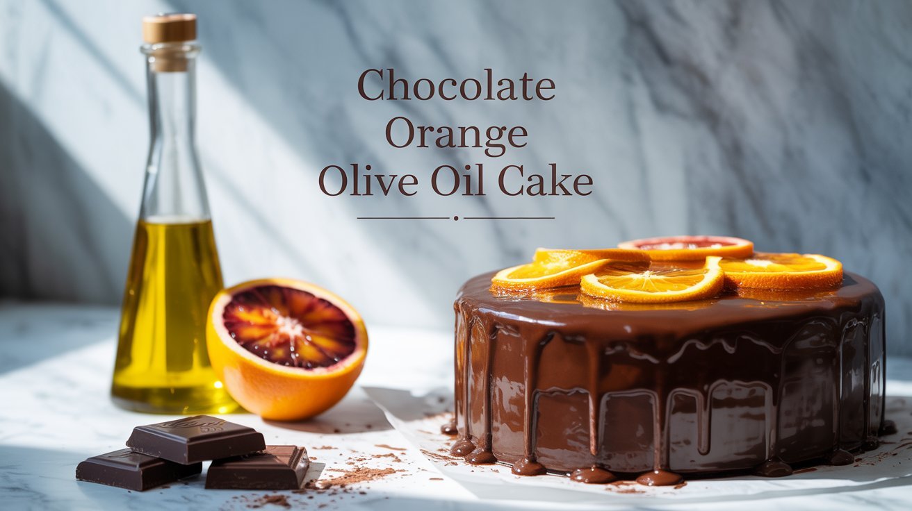Chocolate Orange Olive Oil Cake