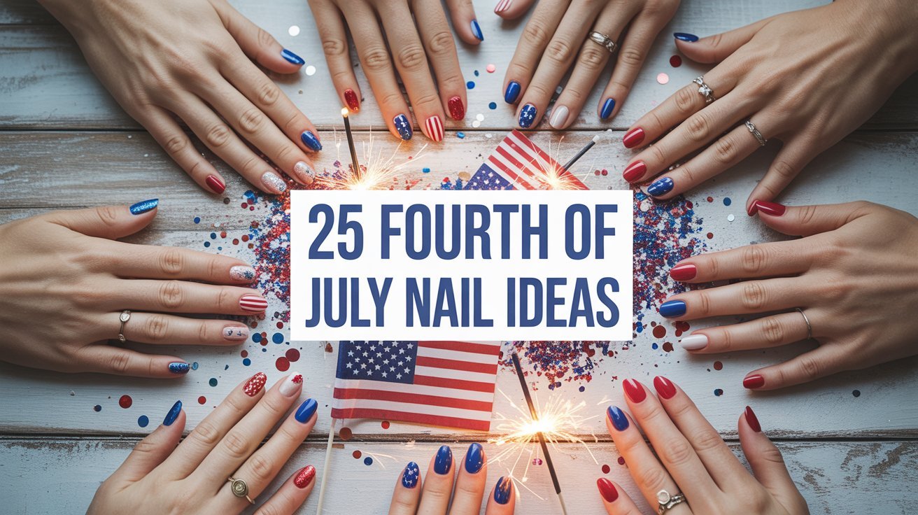 25 Festive Fourth of July Nail Ideas