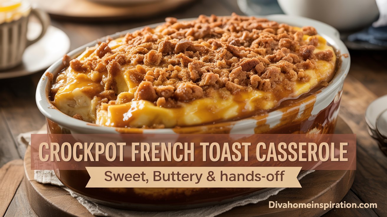 Crockpot French Toast Casserole