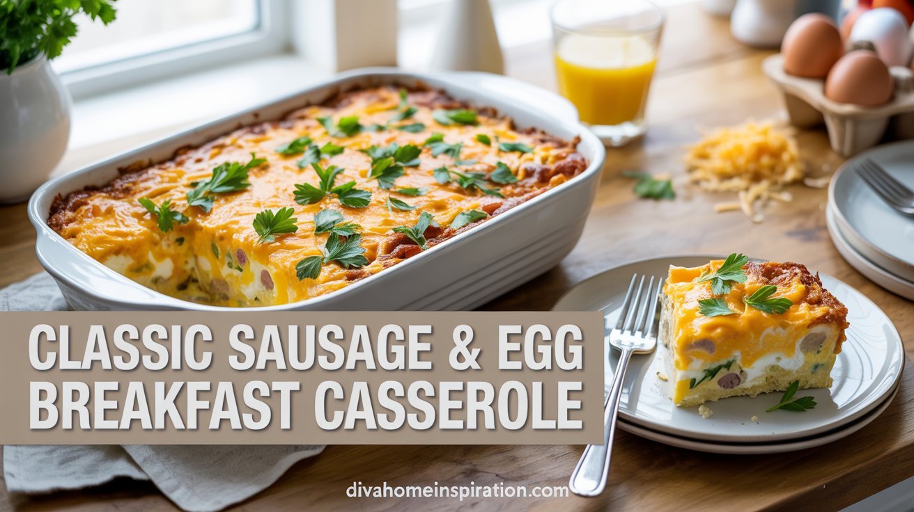 Classic Sausage & Egg Breakfast Casserole