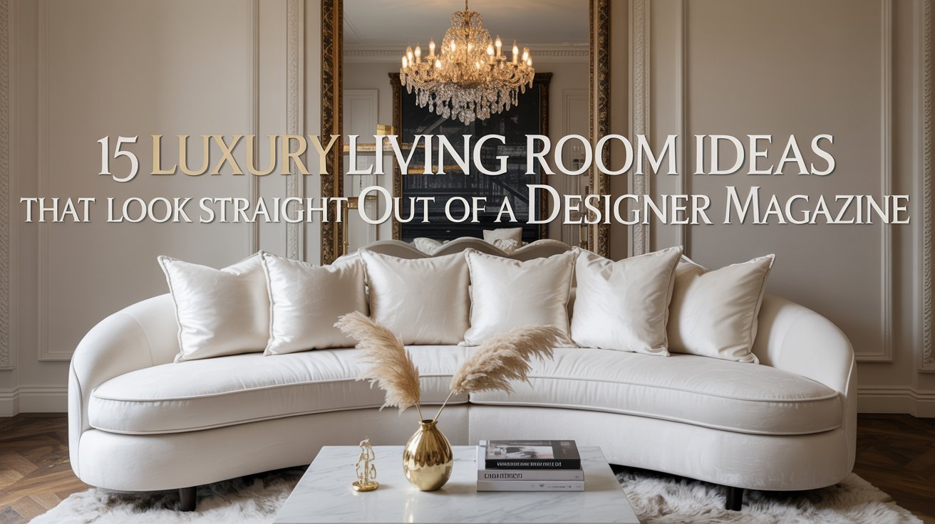 15 Luxury Living Room Ideas