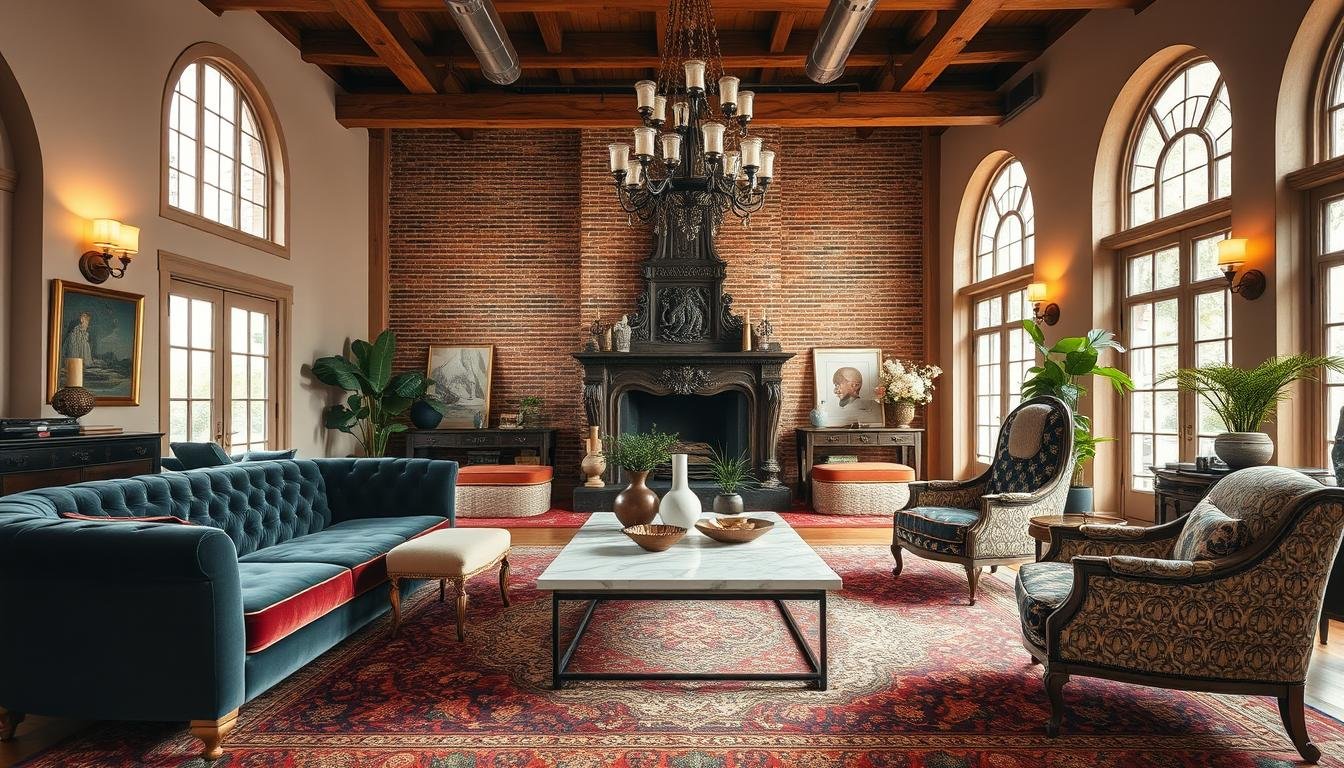 eclectic luxury interior design