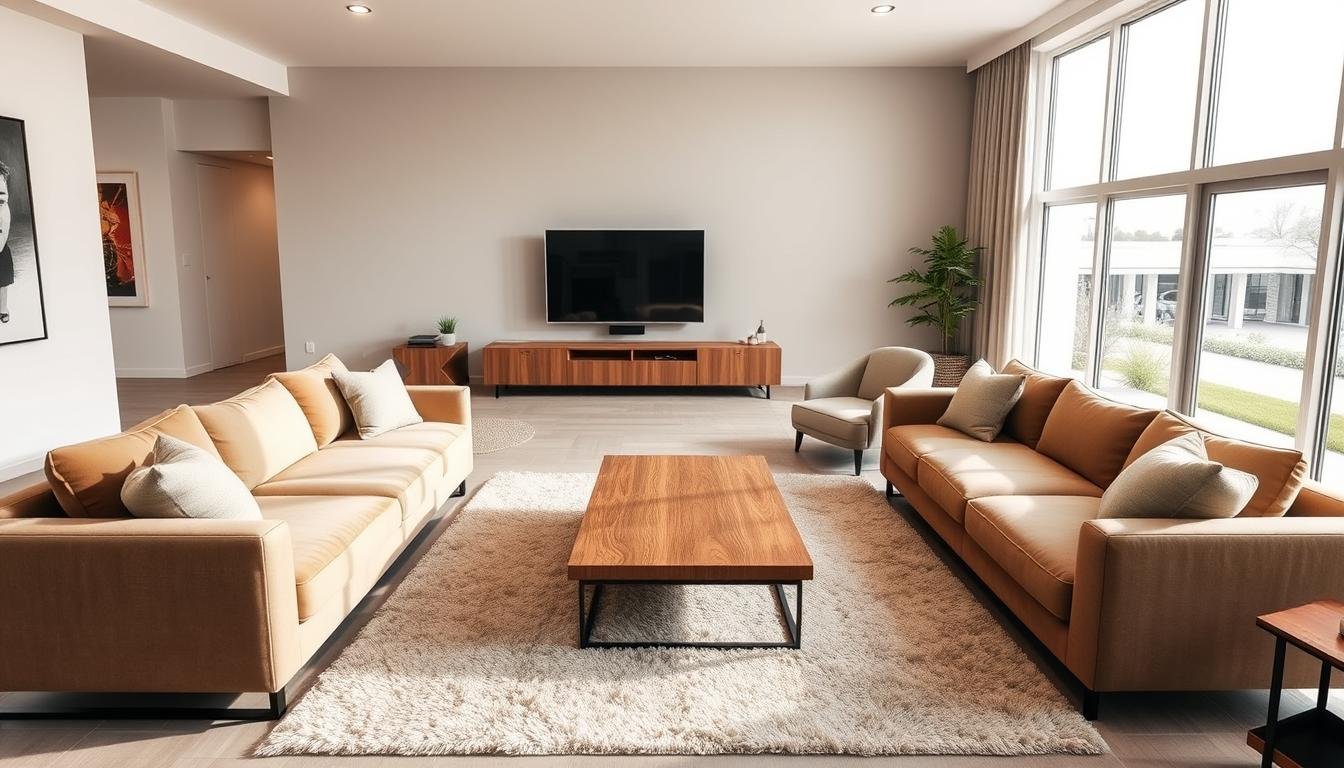 large living room furniture arrangement