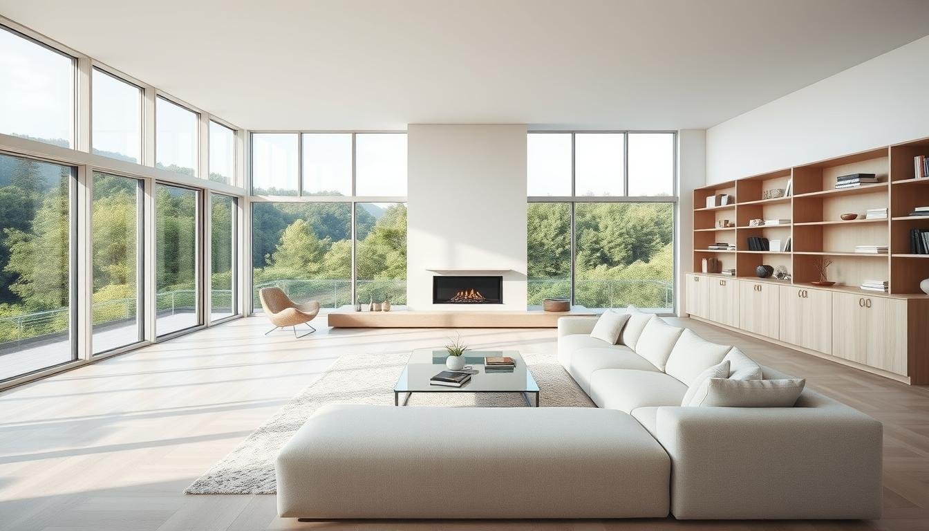 open concept living room design